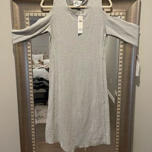 Anthropologie cold shoulder dress